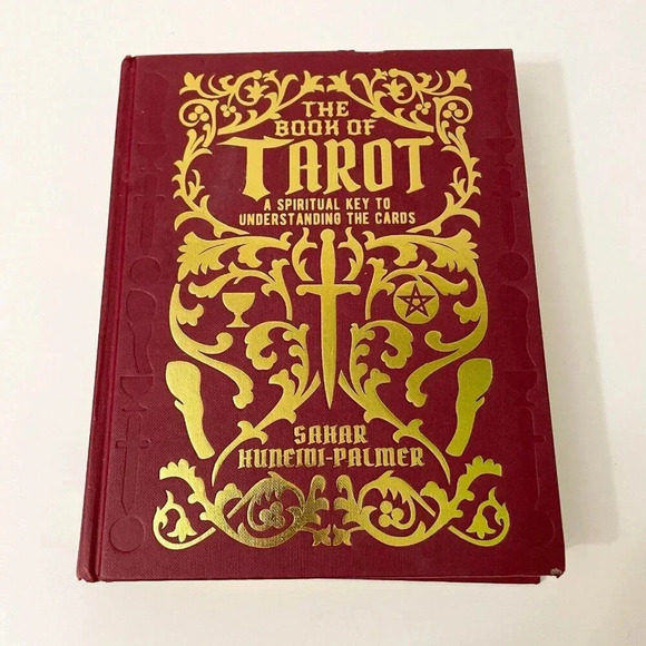 2022 The  Book of Tarot By Sahar Huneiei Palmer Hardcover Flaws - Picture 1 of 16